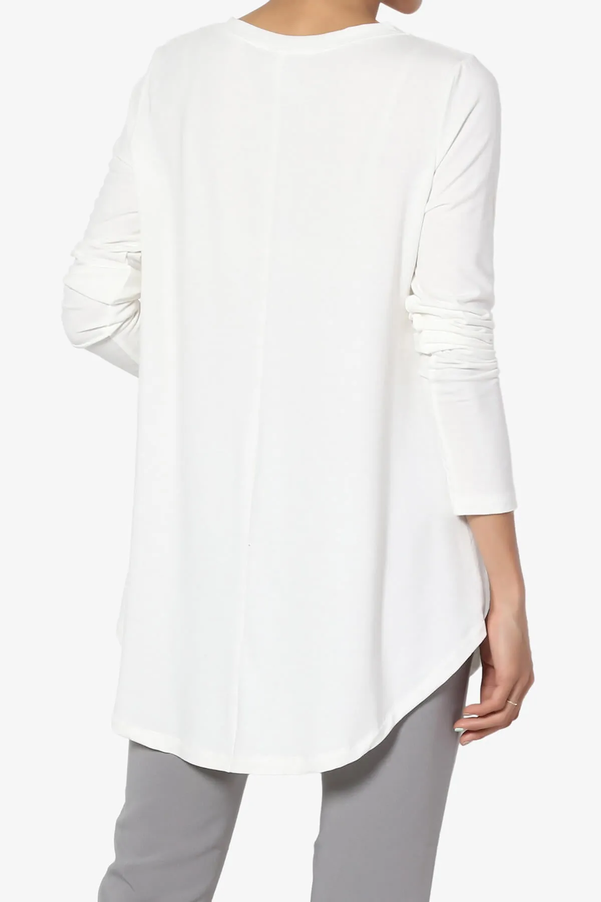 Ramada Long Sleeve Flowy Jersey Top PLUS