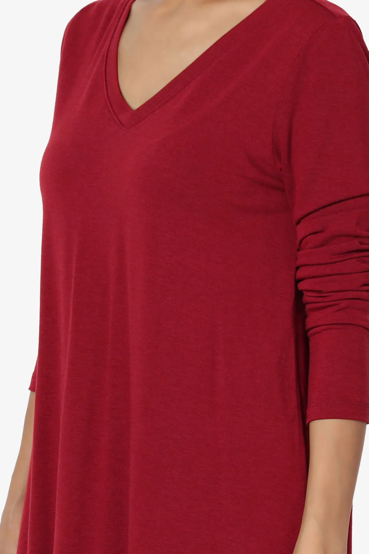 Ramada Long Sleeve Flowy Jersey Top PLUS