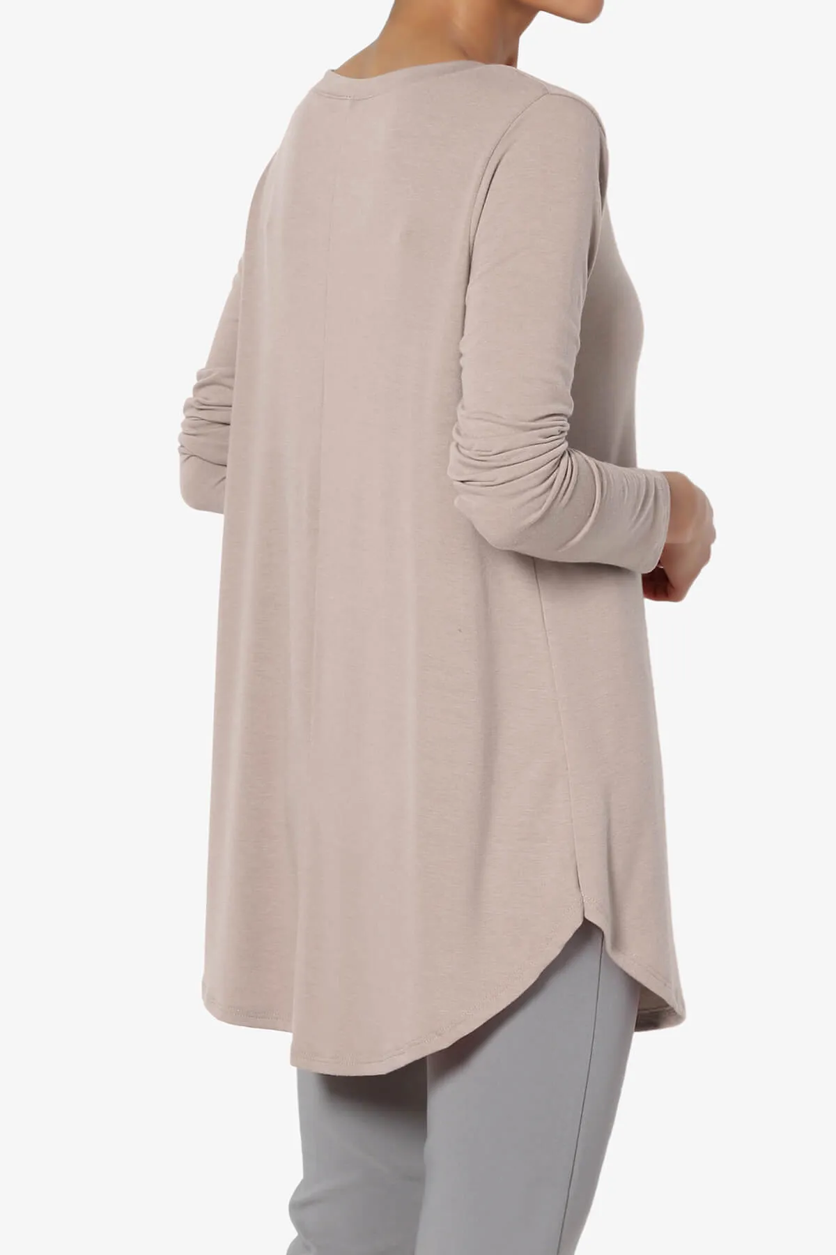 Ramada Long Sleeve Flowy Jersey Top PLUS