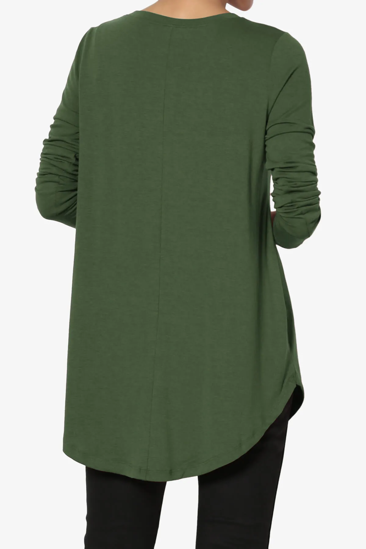 Ramada Long Sleeve Flowy Jersey Top PLUS