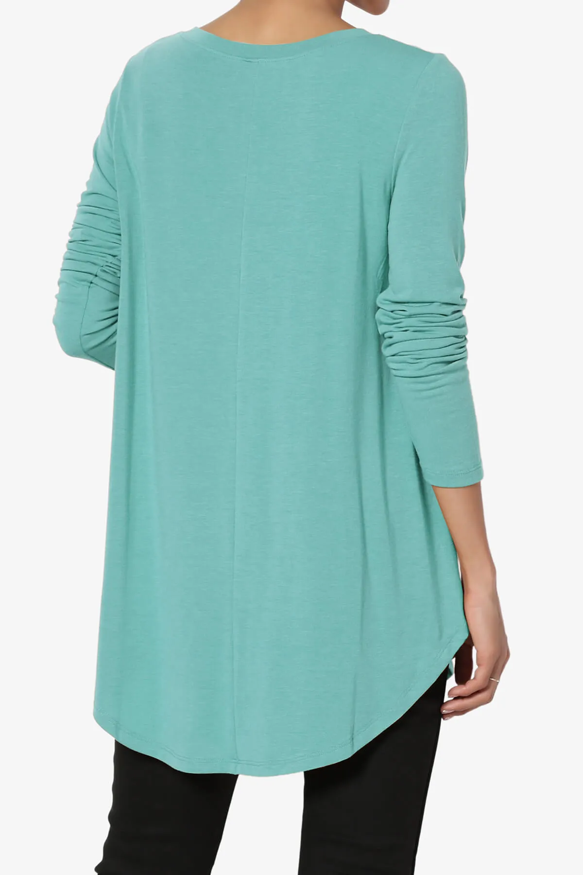 Ramada Long Sleeve Flowy Jersey Top PLUS