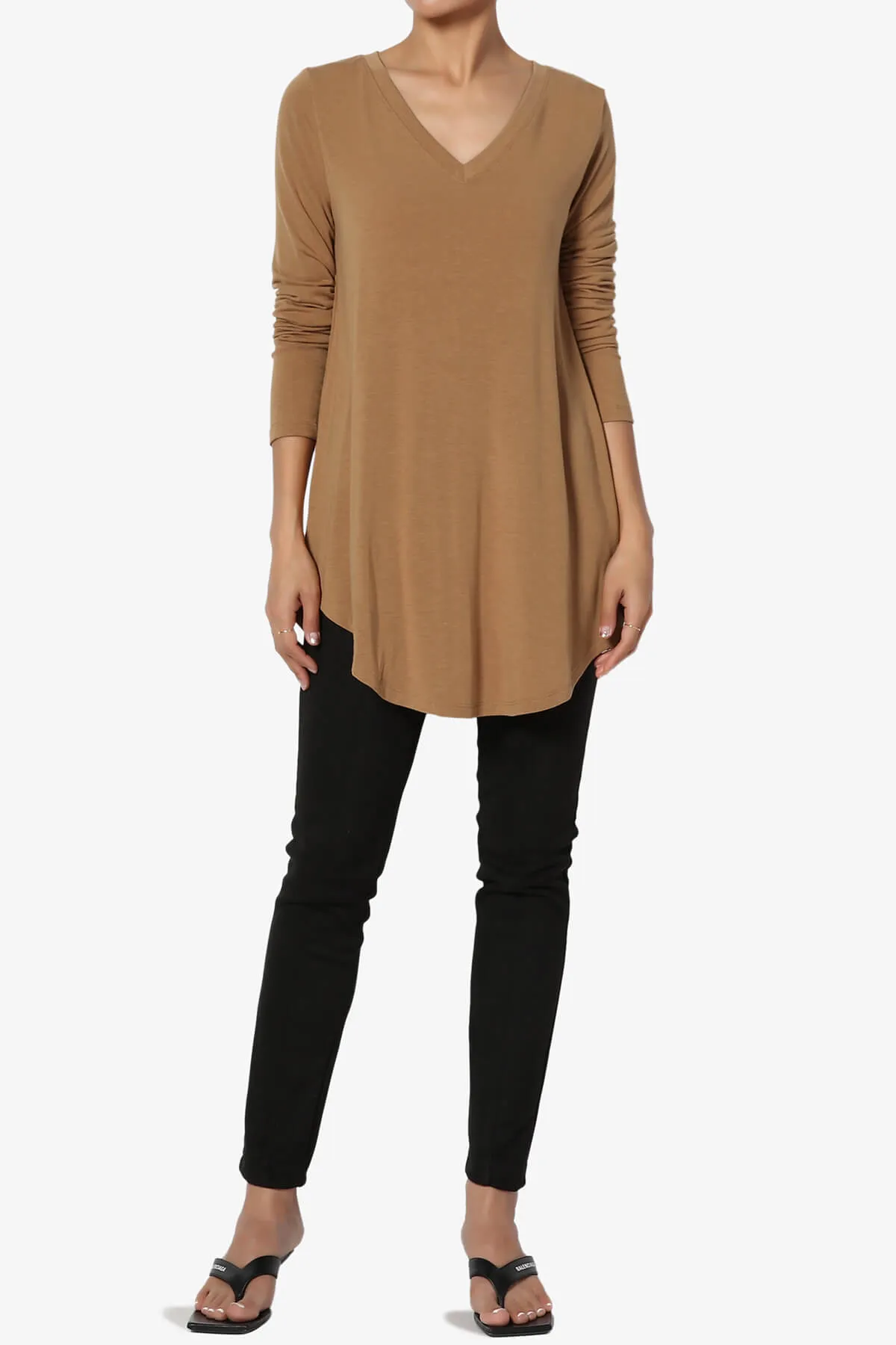 Ramada Long Sleeve Flowy Jersey Top PLUS