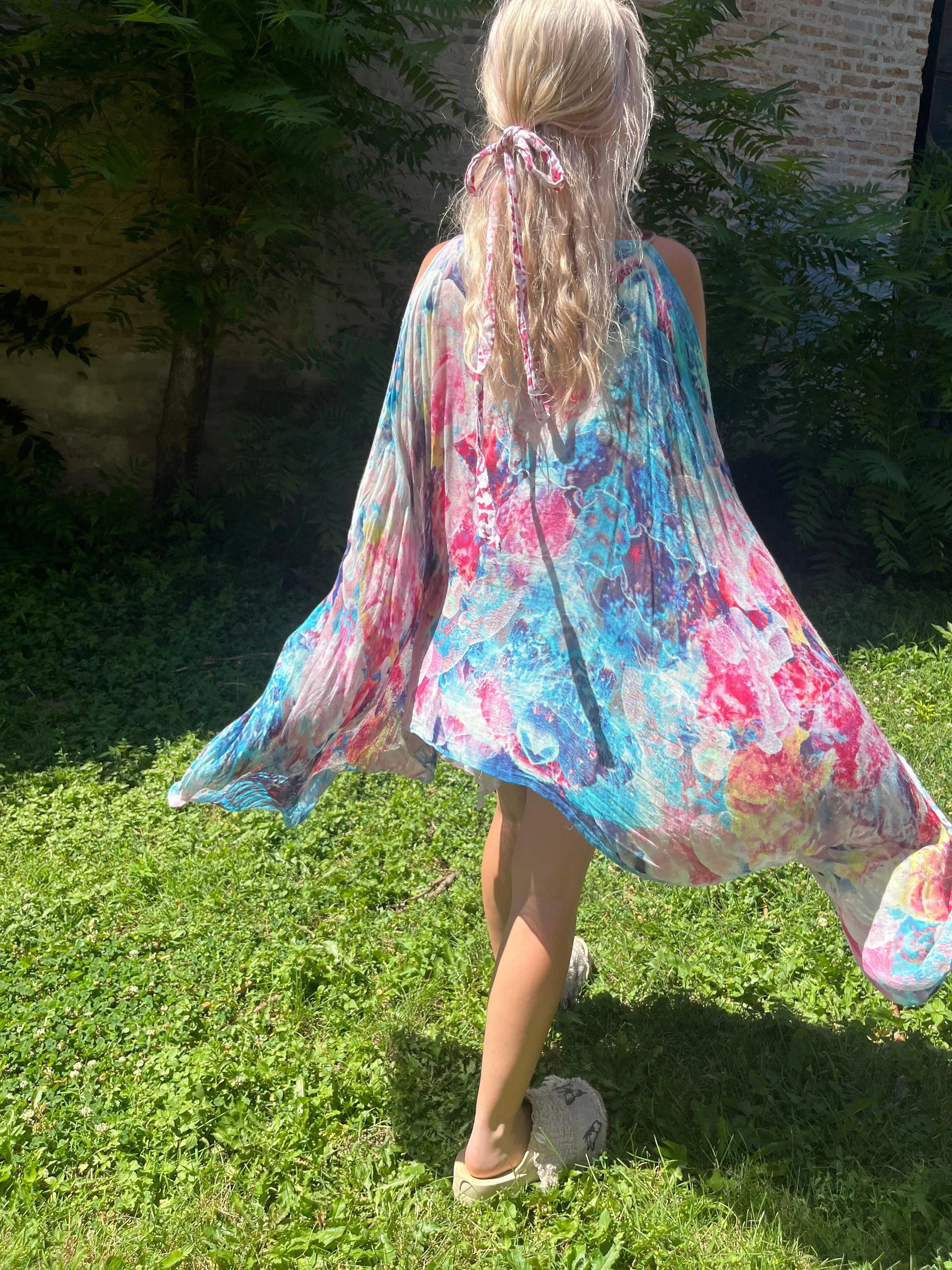 Reclaimed Hyperspace Cruise Scarf Top