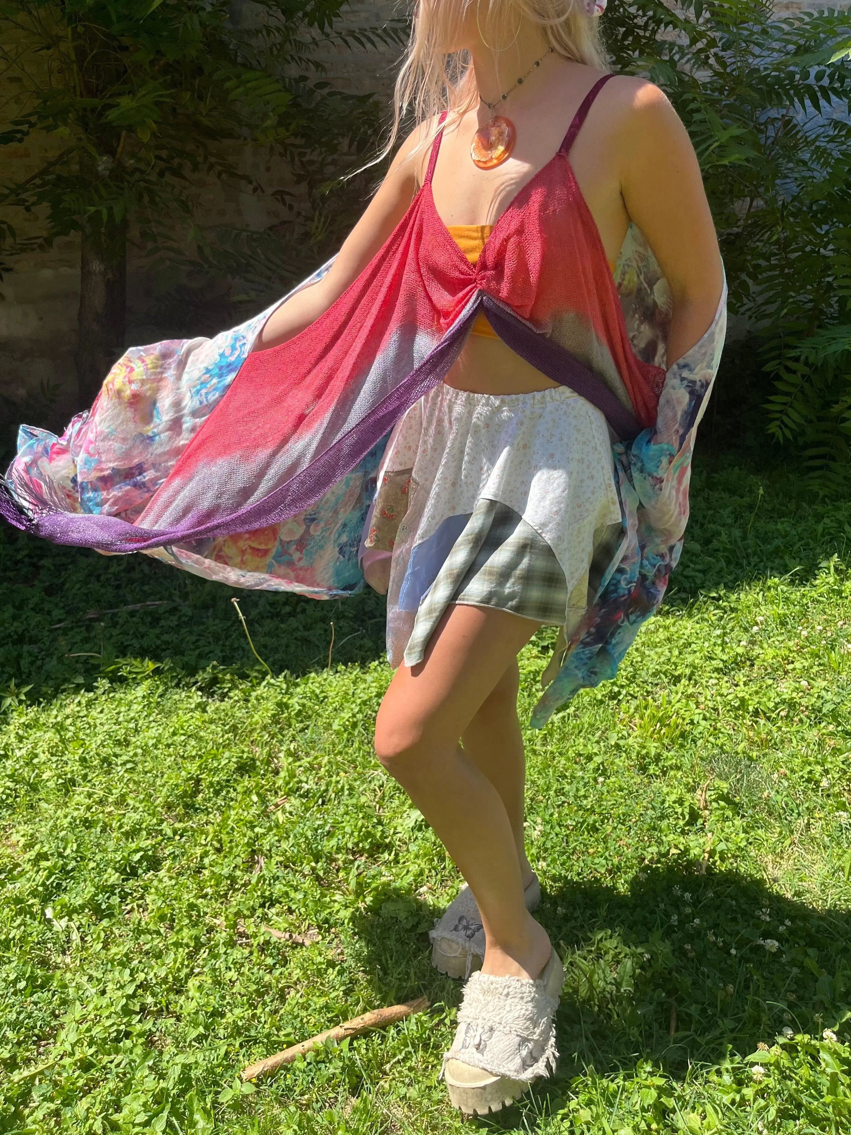 Reclaimed Hyperspace Cruise Scarf Top