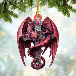Red Dragon - Shaped Ornament