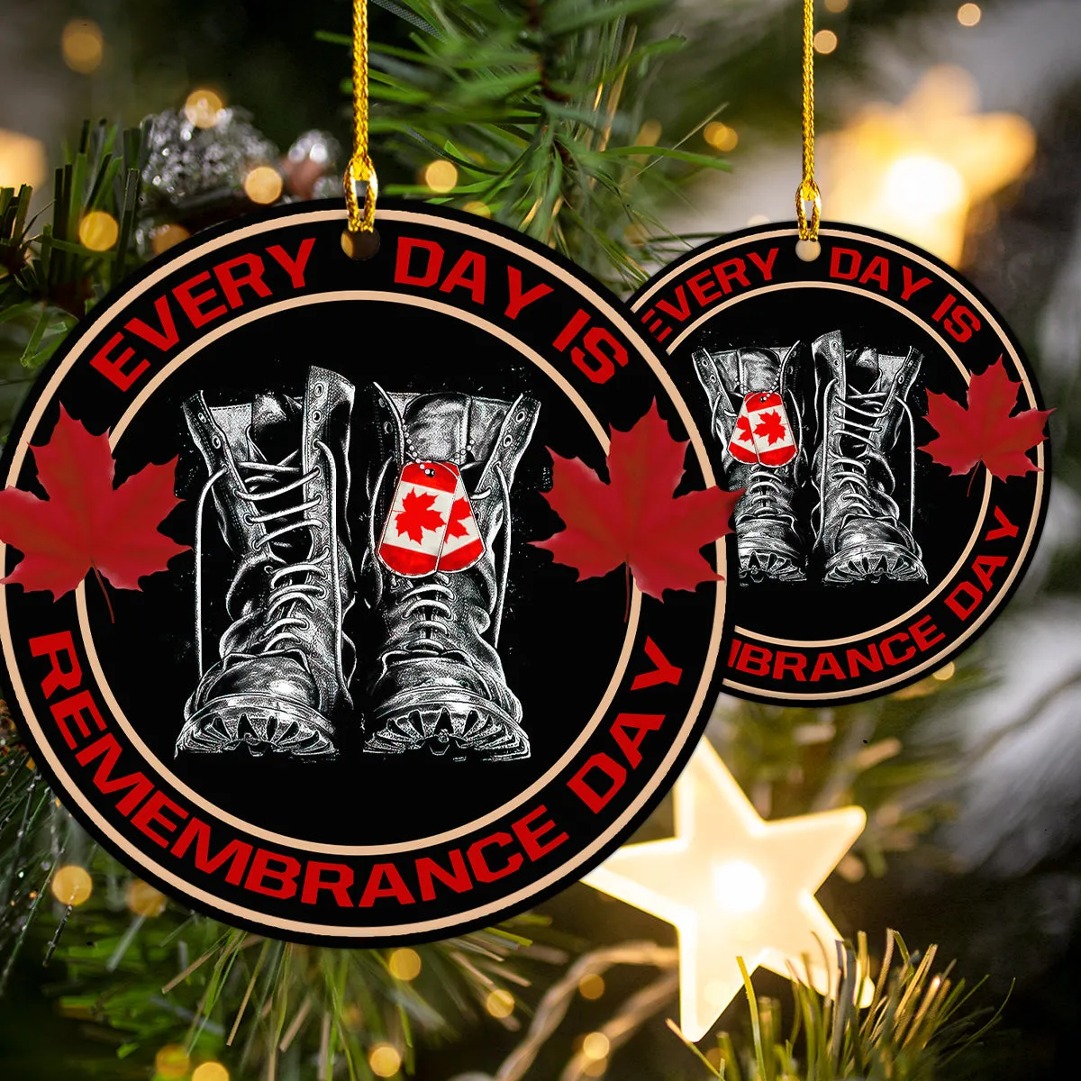 Remembrance Day Shaped Ornament