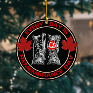 Remembrance Day Shaped Ornament