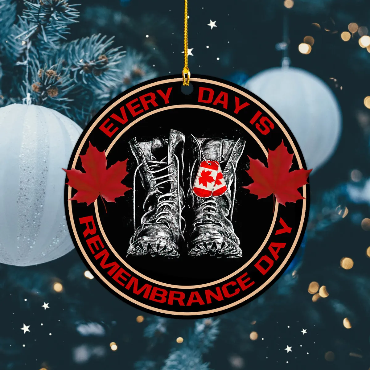 Remembrance Day Shaped Ornament