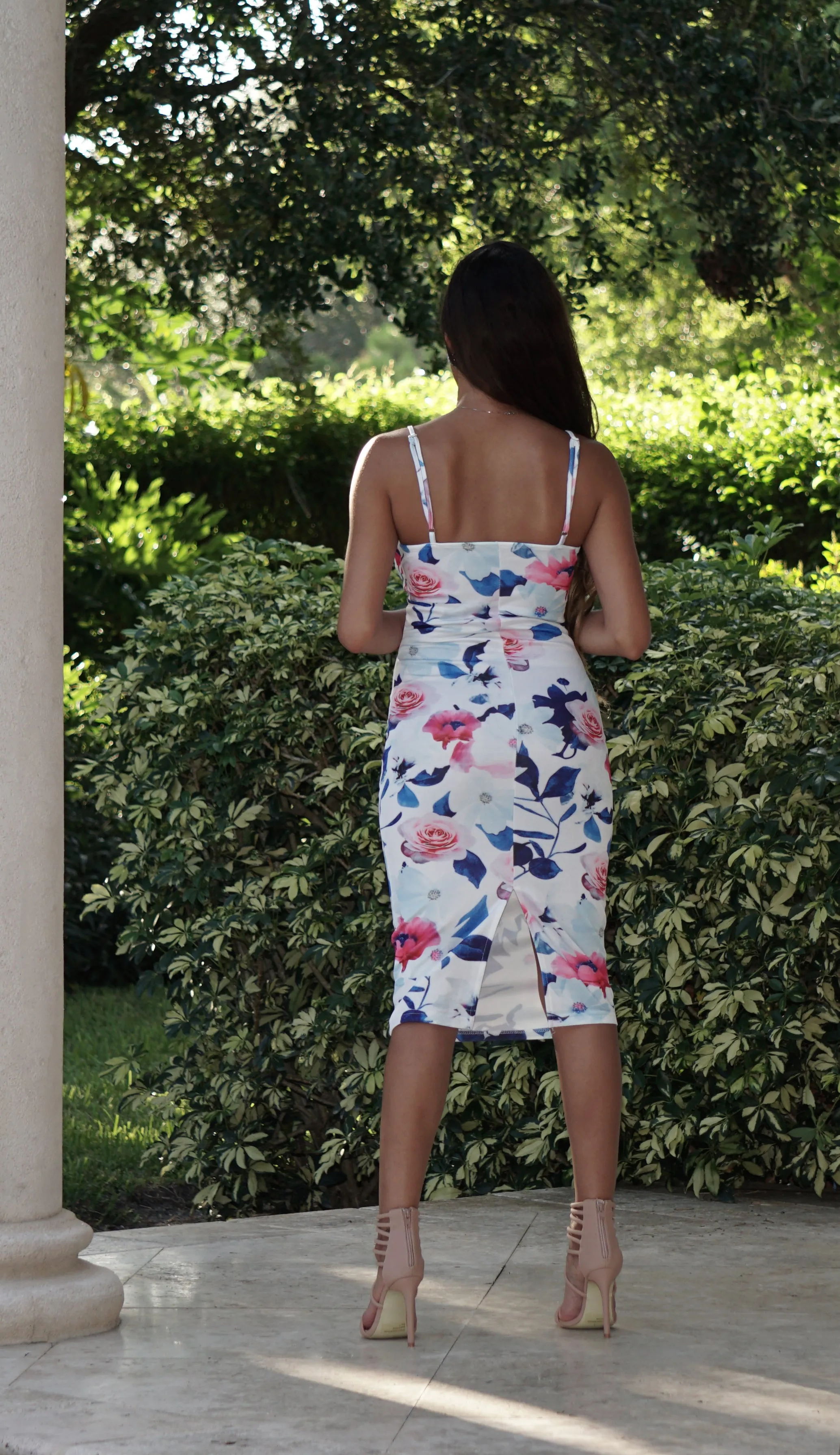 Rose Bodycon Dress