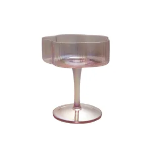 Rosie Coupe Flower Glass