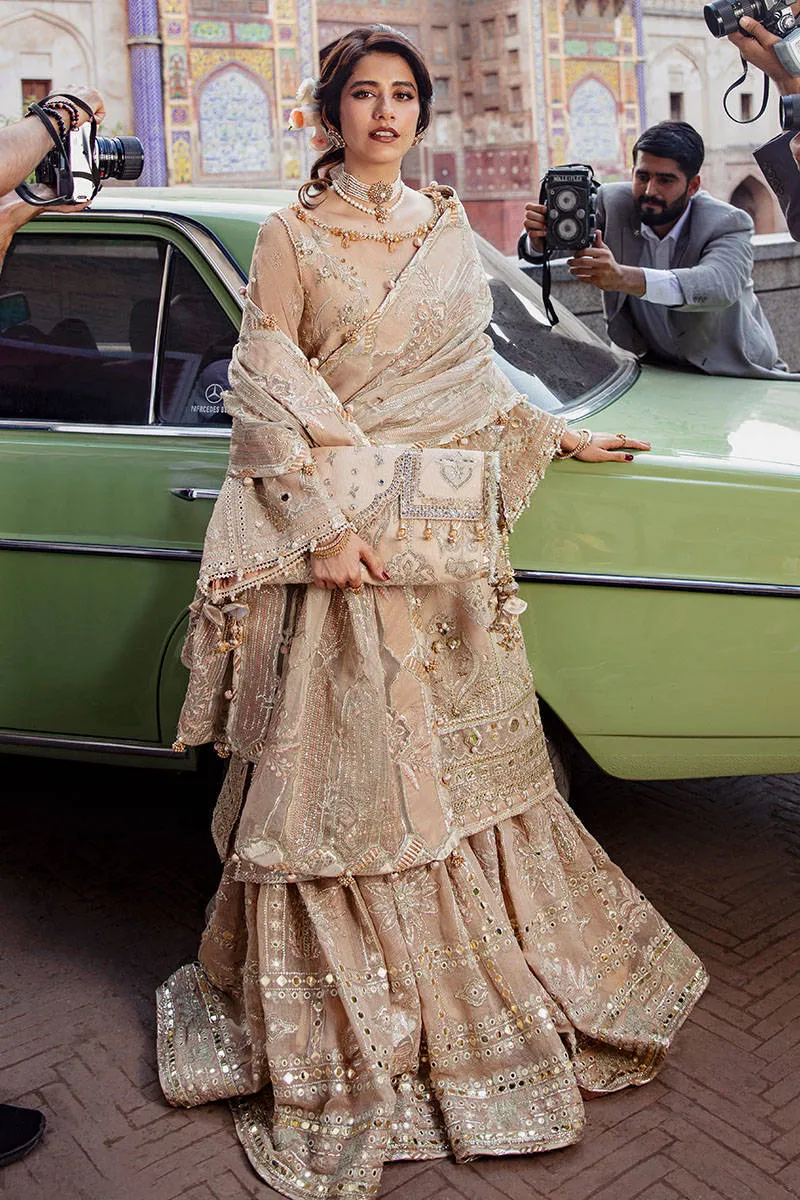 Royal Pakistani Wedding Dress in Gharara Kameez Style