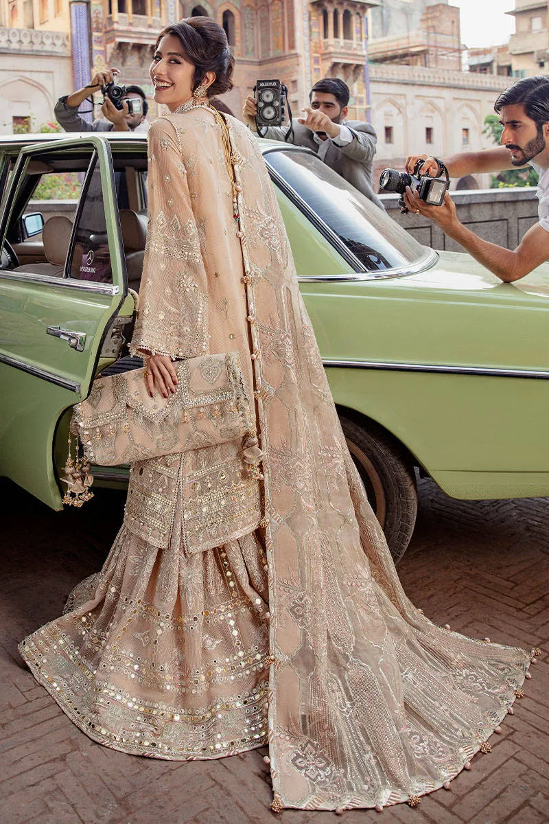 Royal Pakistani Wedding Dress in Gharara Kameez Style