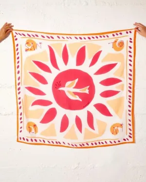 SANTORINI SUN SCARF - FUSCHIA
