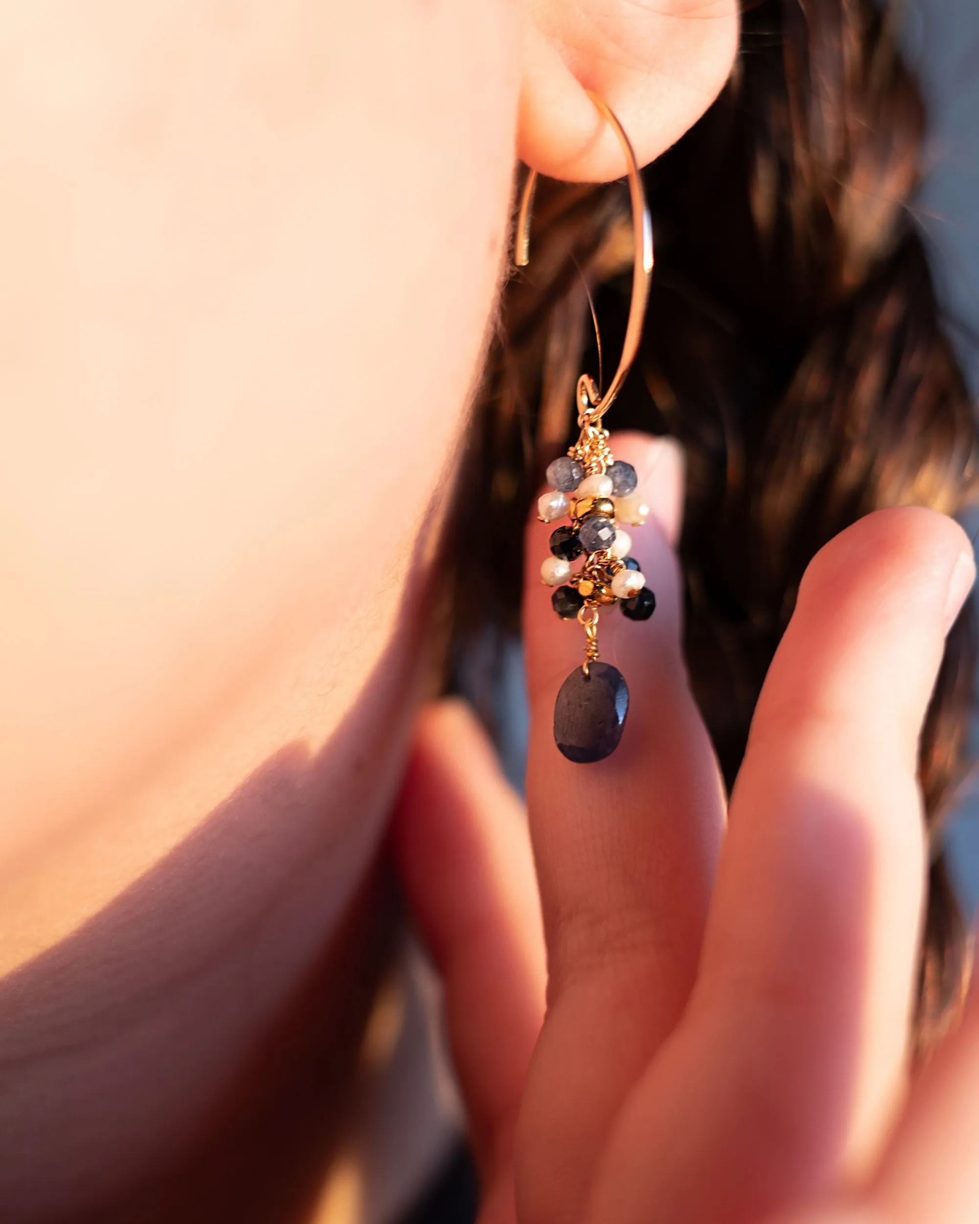 Sapphire Earrings - September