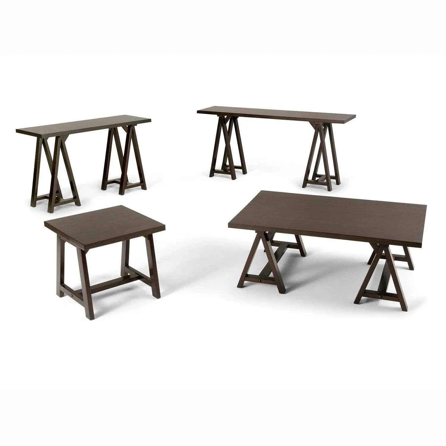 Sawhorse Console Table