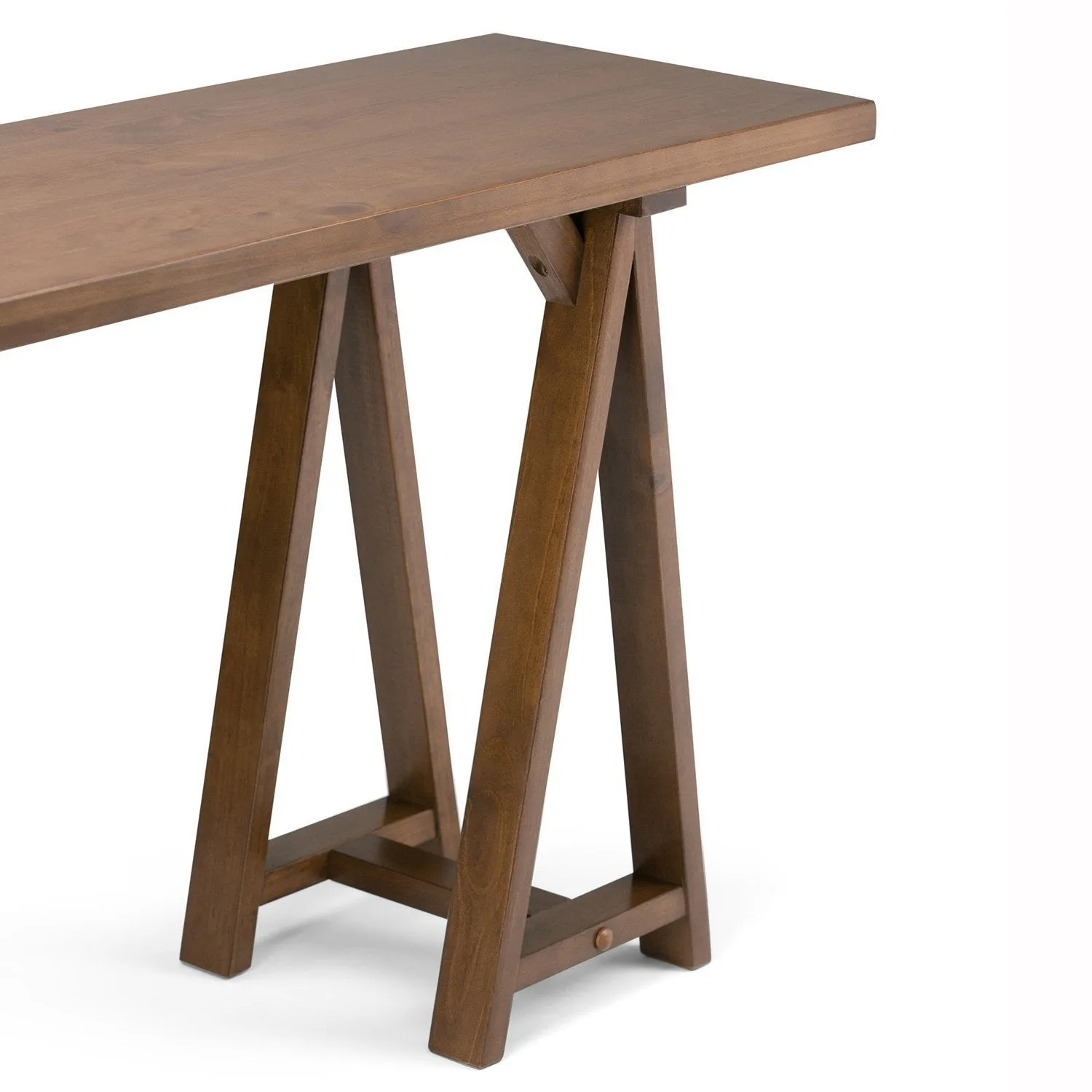 Sawhorse Console Table