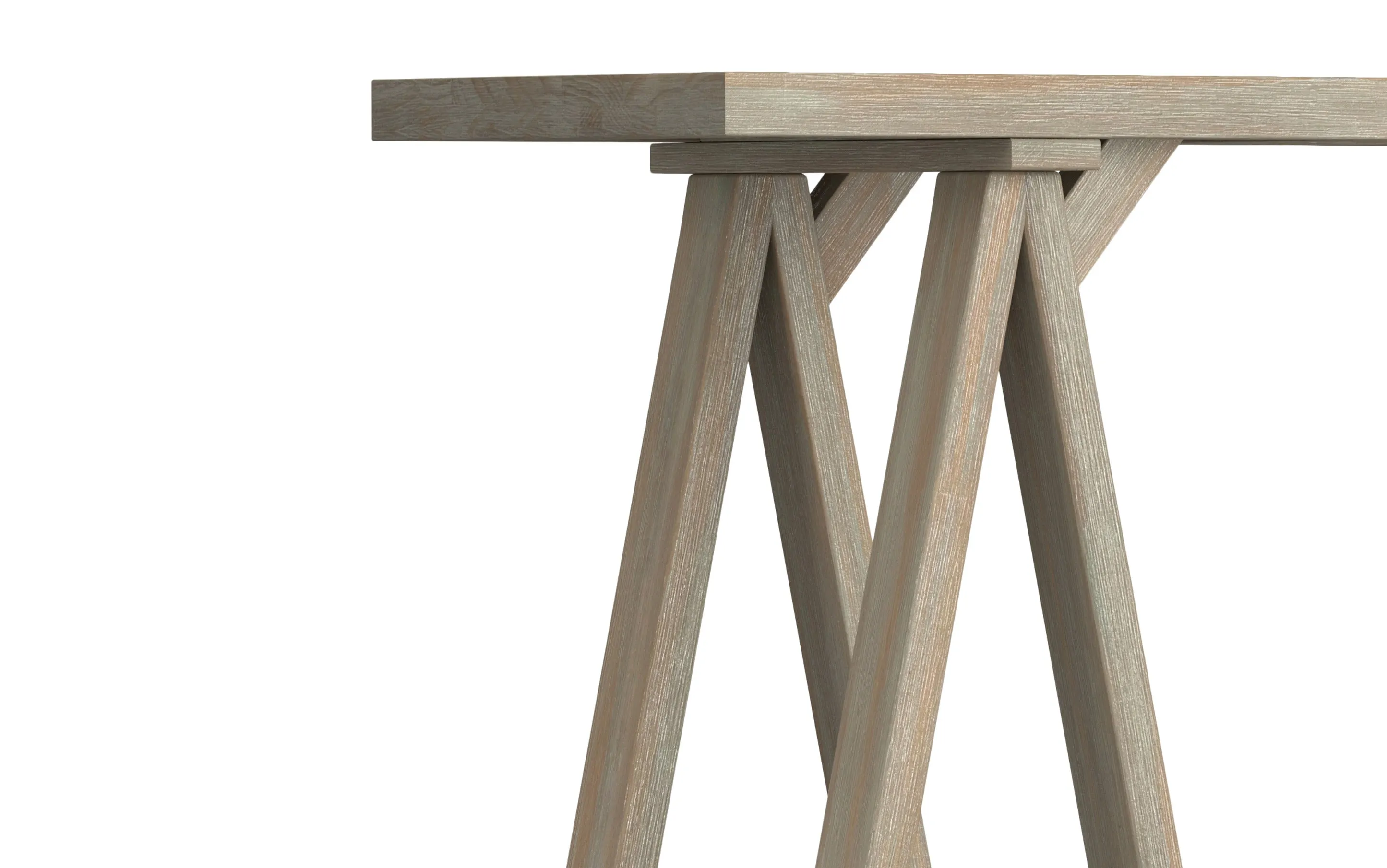 Sawhorse Console Table