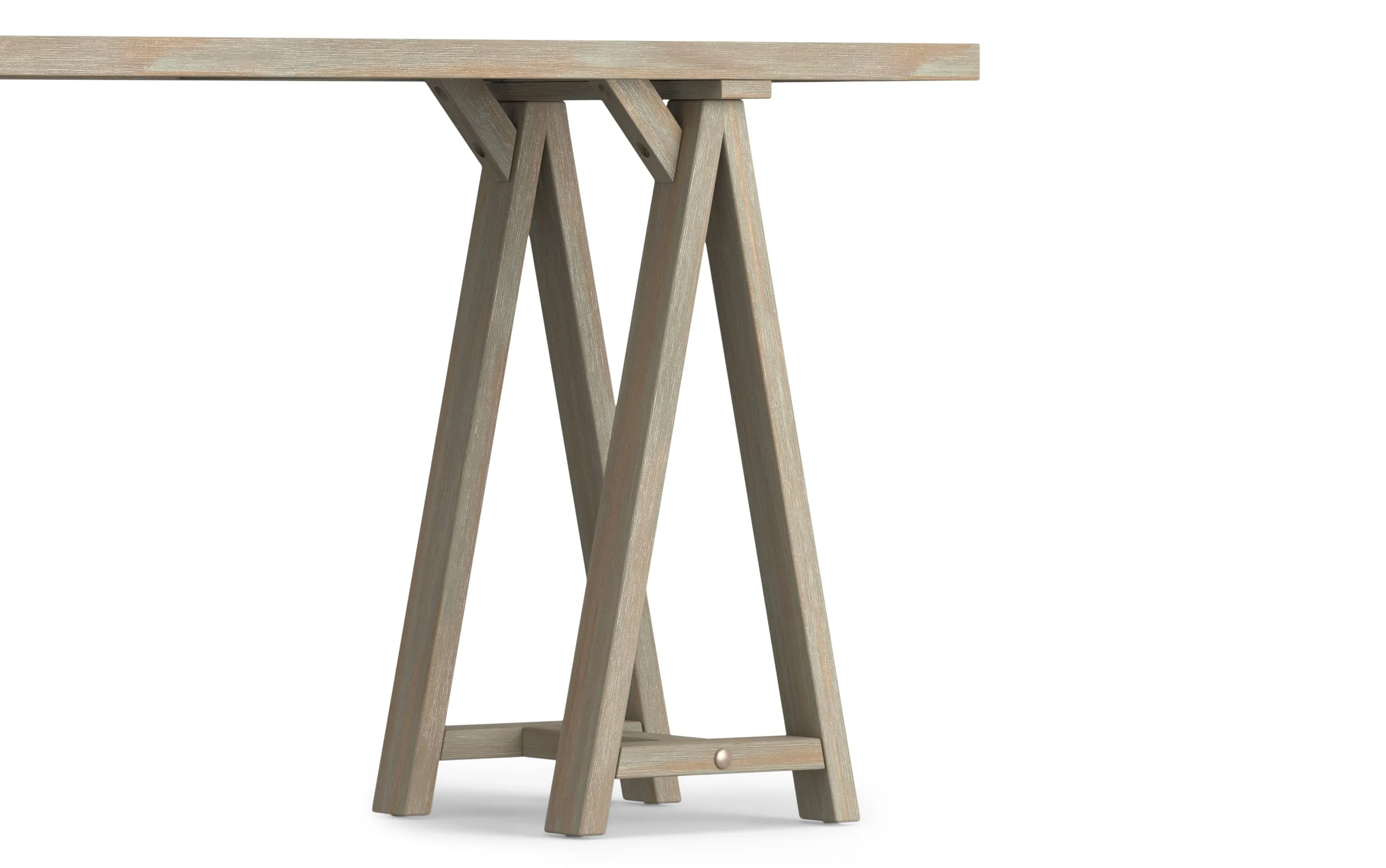 Sawhorse Console Table