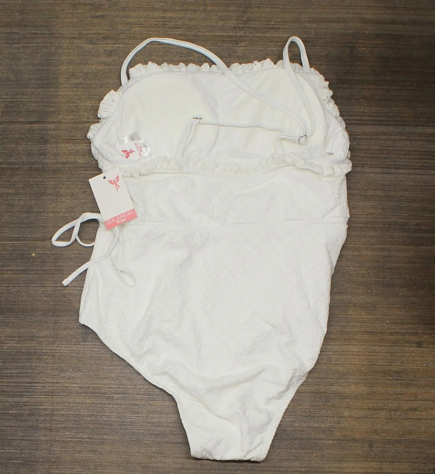Sea Angel Women's Florence Ruffle Edge Eyelet One Piece Swimsuit