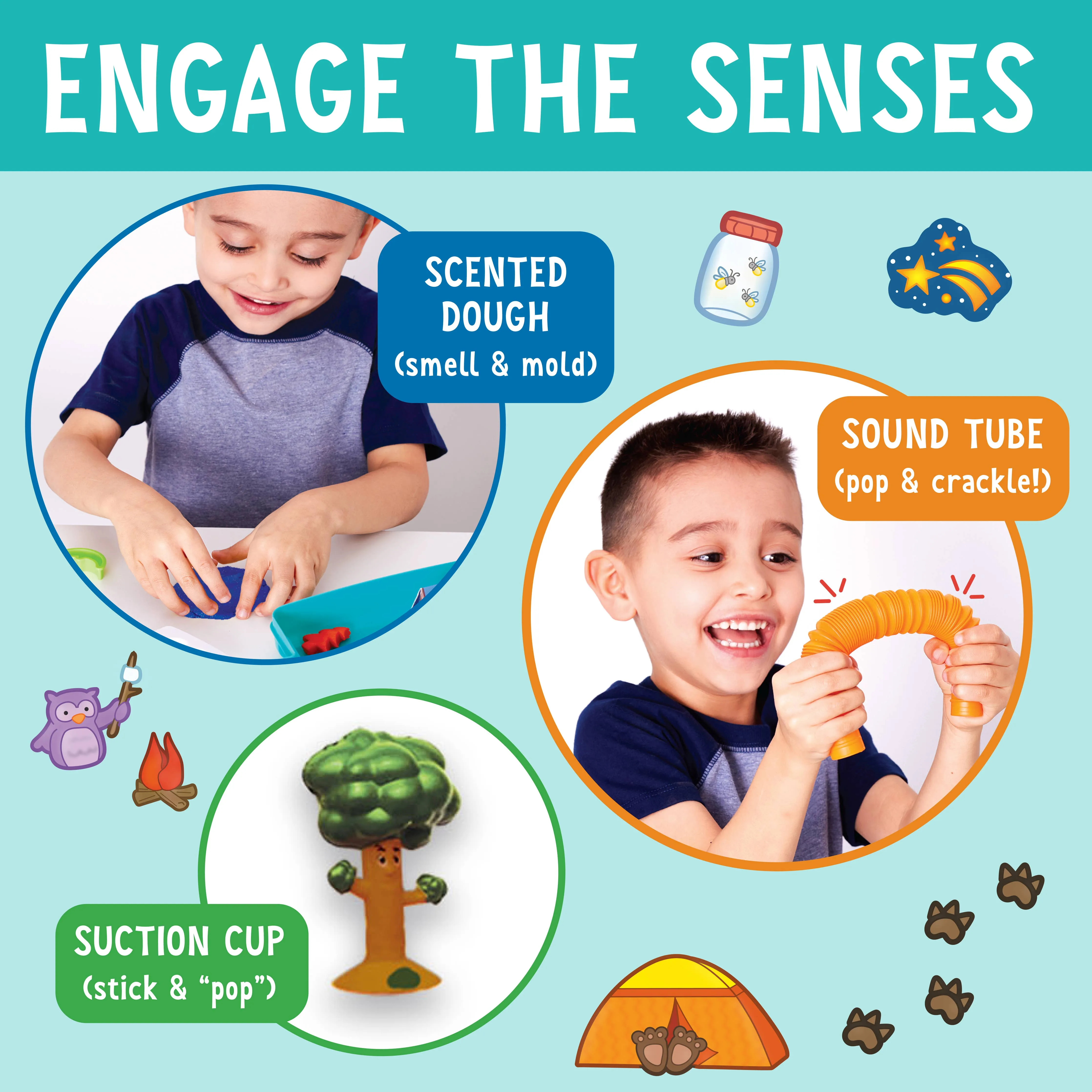 Sensory on the Go Camping Fun Portable Activity Set