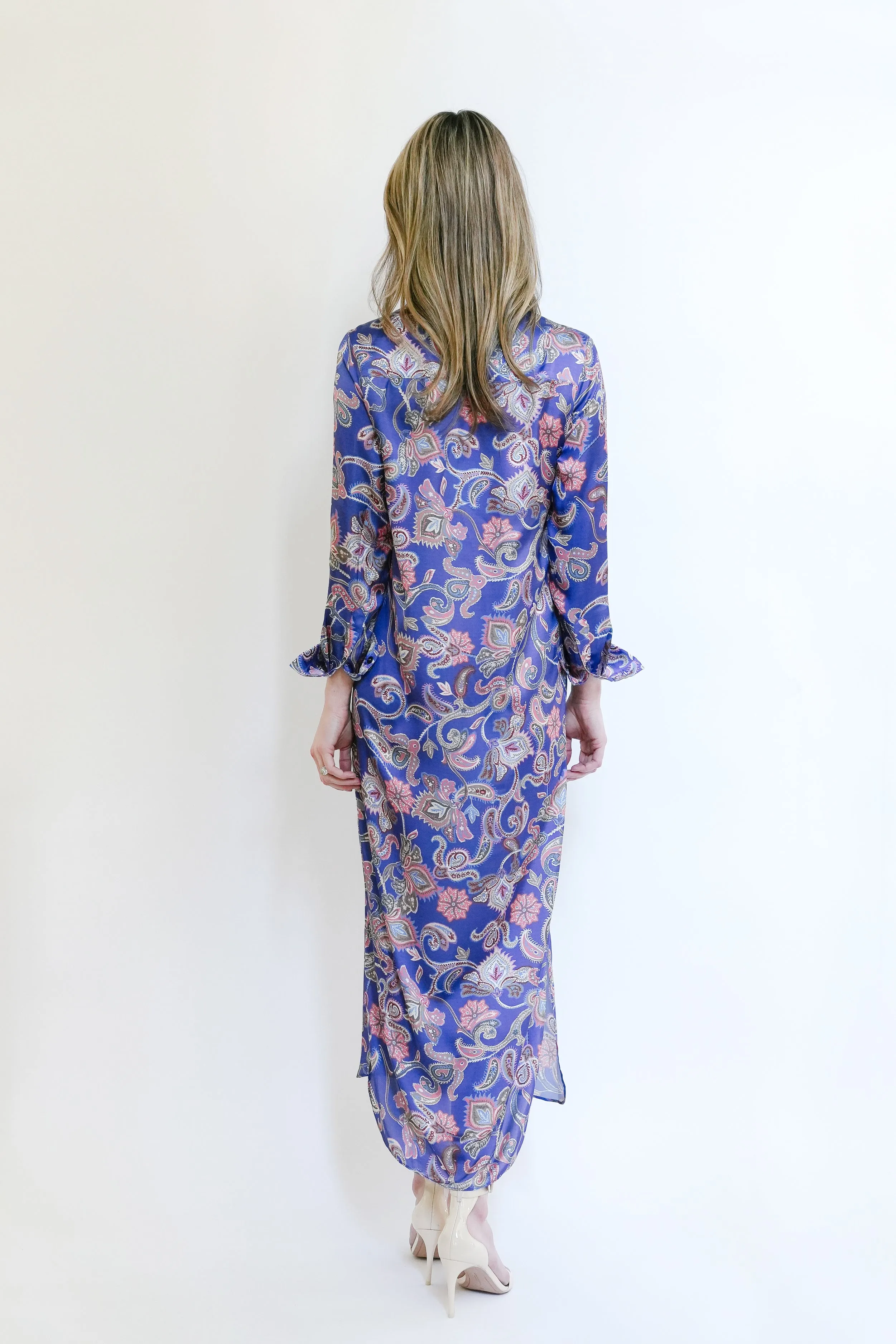 Serena Dress in Vintage Paisley