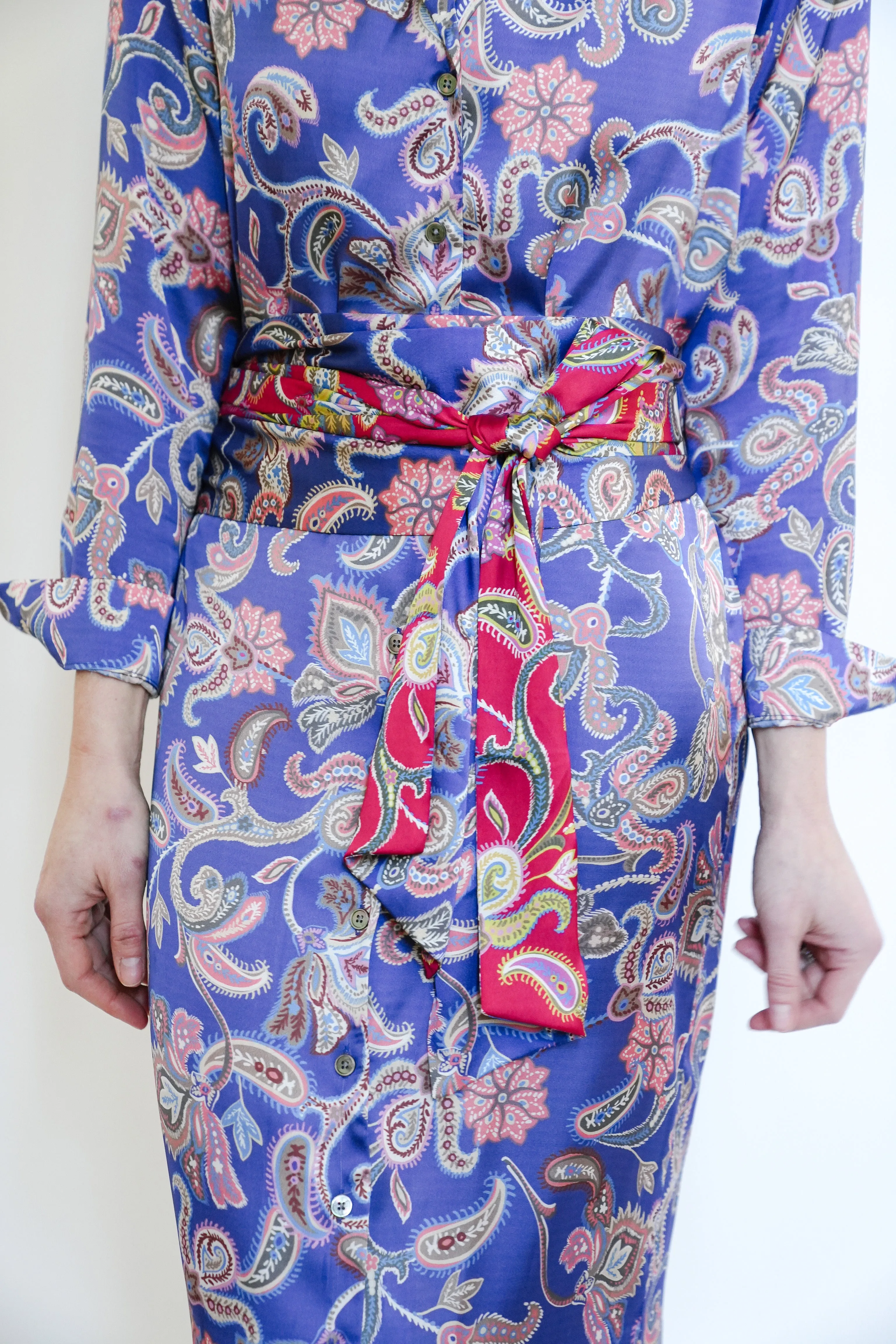 Serena Dress in Vintage Paisley