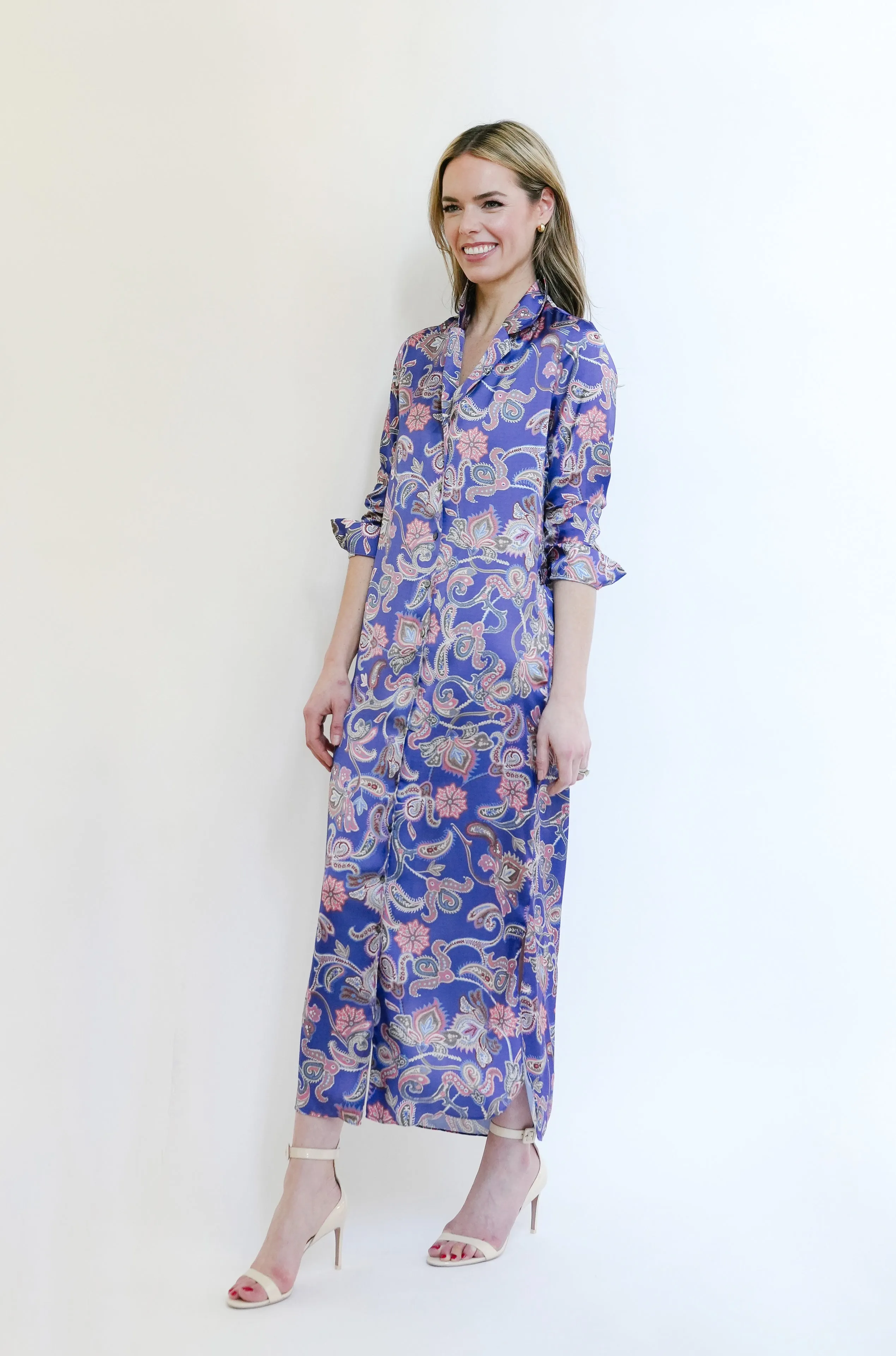 Serena Dress in Vintage Paisley