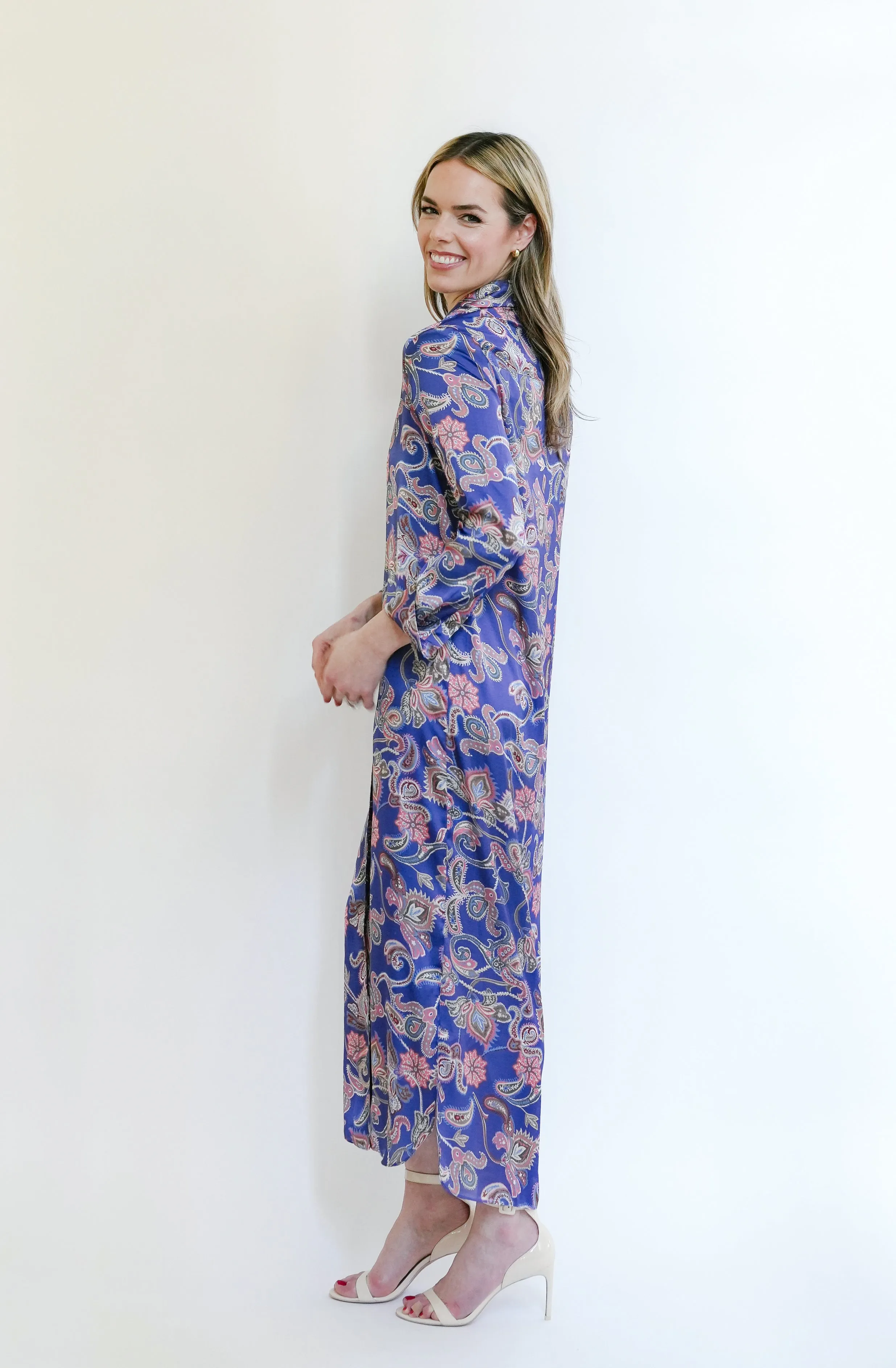 Serena Dress in Vintage Paisley