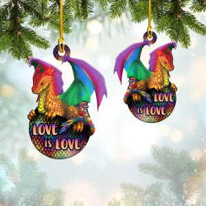 Shaped Ornament - Dragon Lgbt