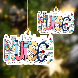 Shaped Ornament - Nurse 01