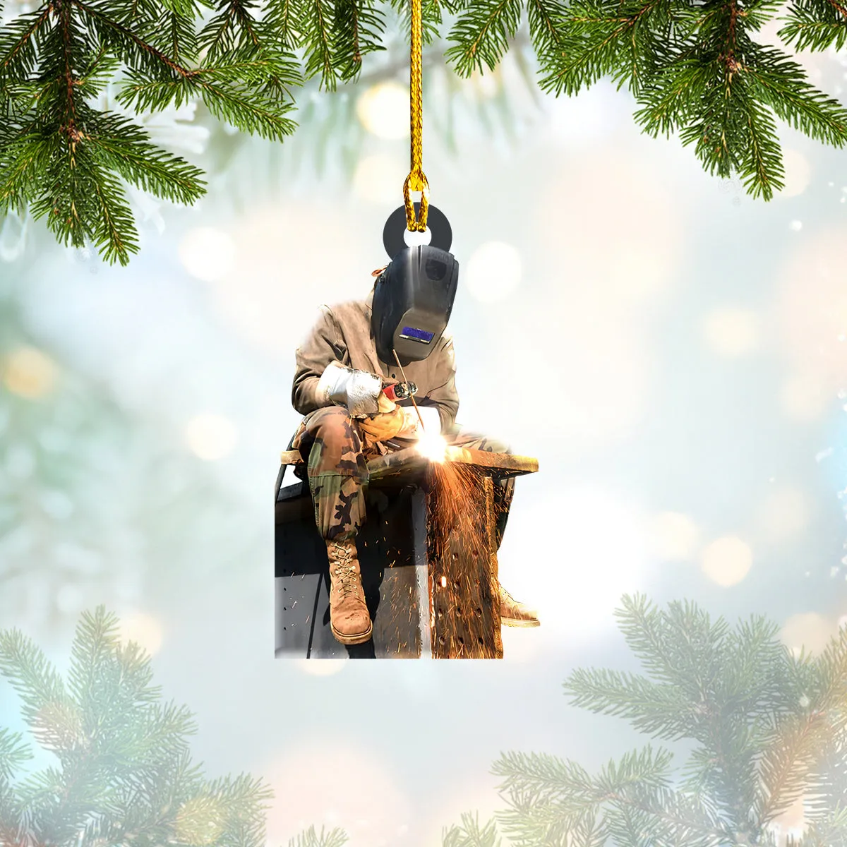 Shaped Ornament - Welder