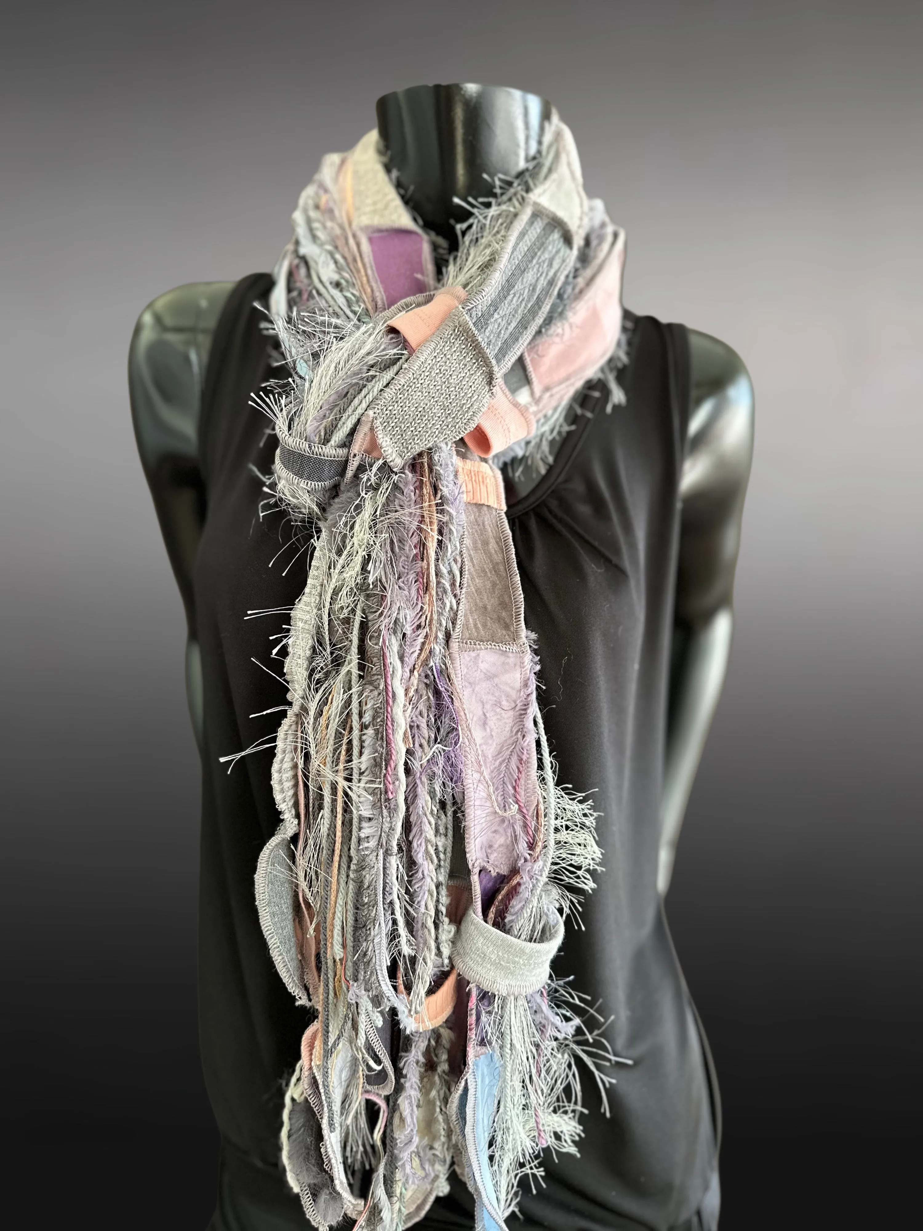 Shreds Fringie Scarf, street style scarf, boho chic scarf