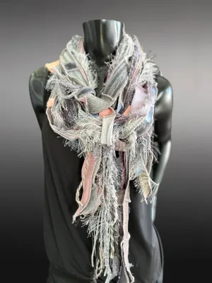 Shreds Fringie Scarf, street style scarf, boho chic scarf