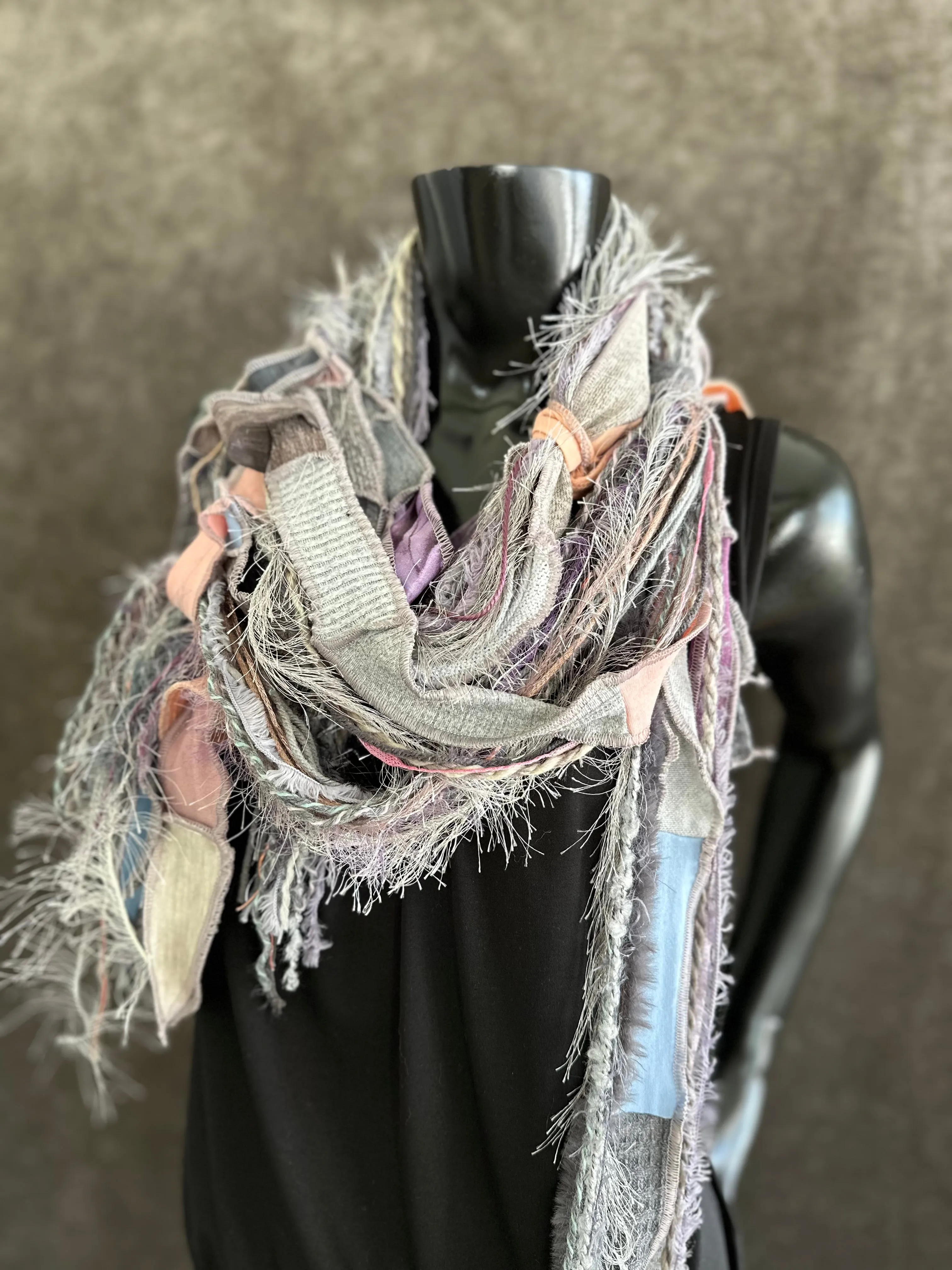 Shreds Fringie Scarf, street style scarf, boho chic scarf