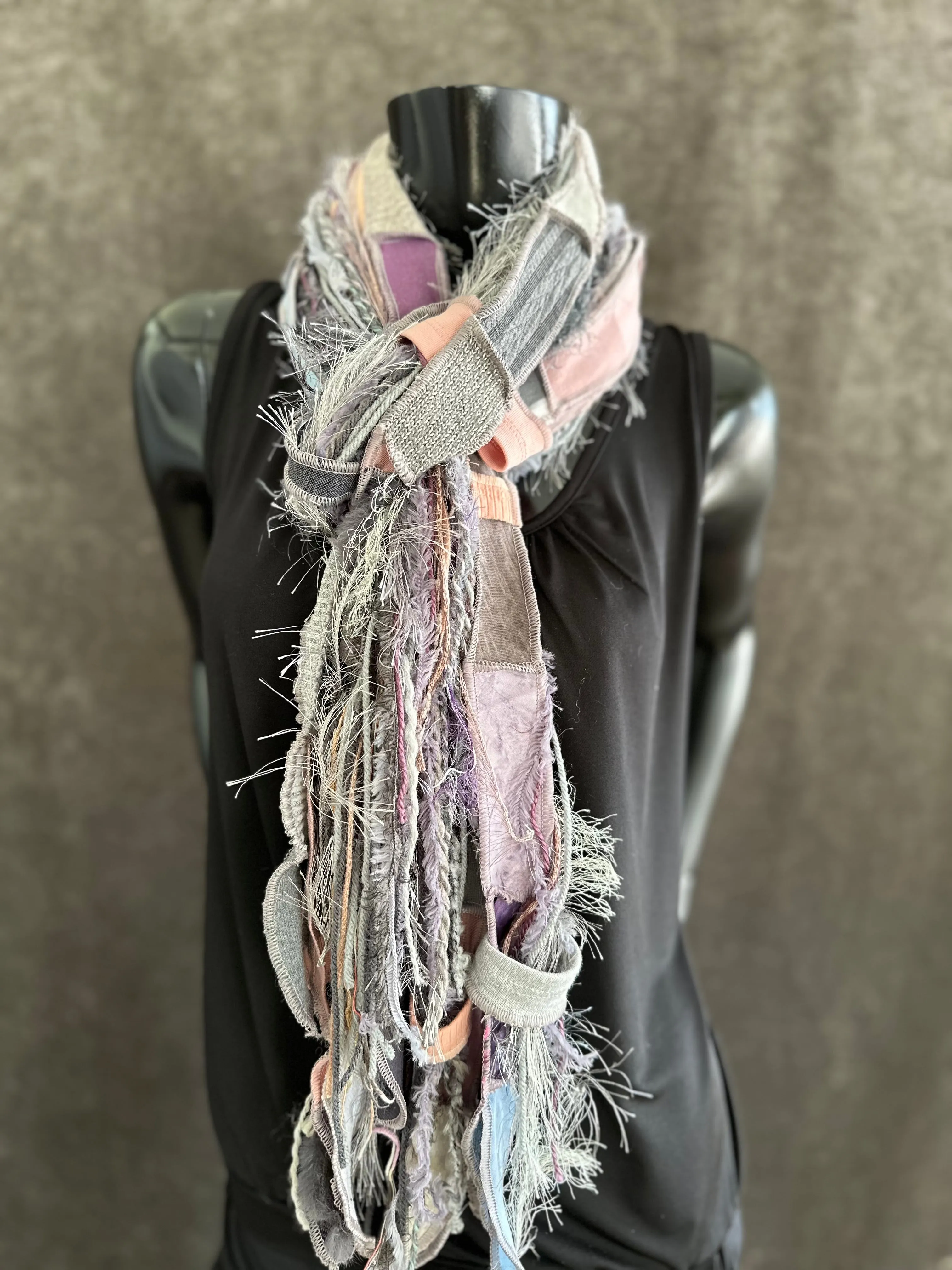 Shreds Fringie Scarf, street style scarf, boho chic scarf