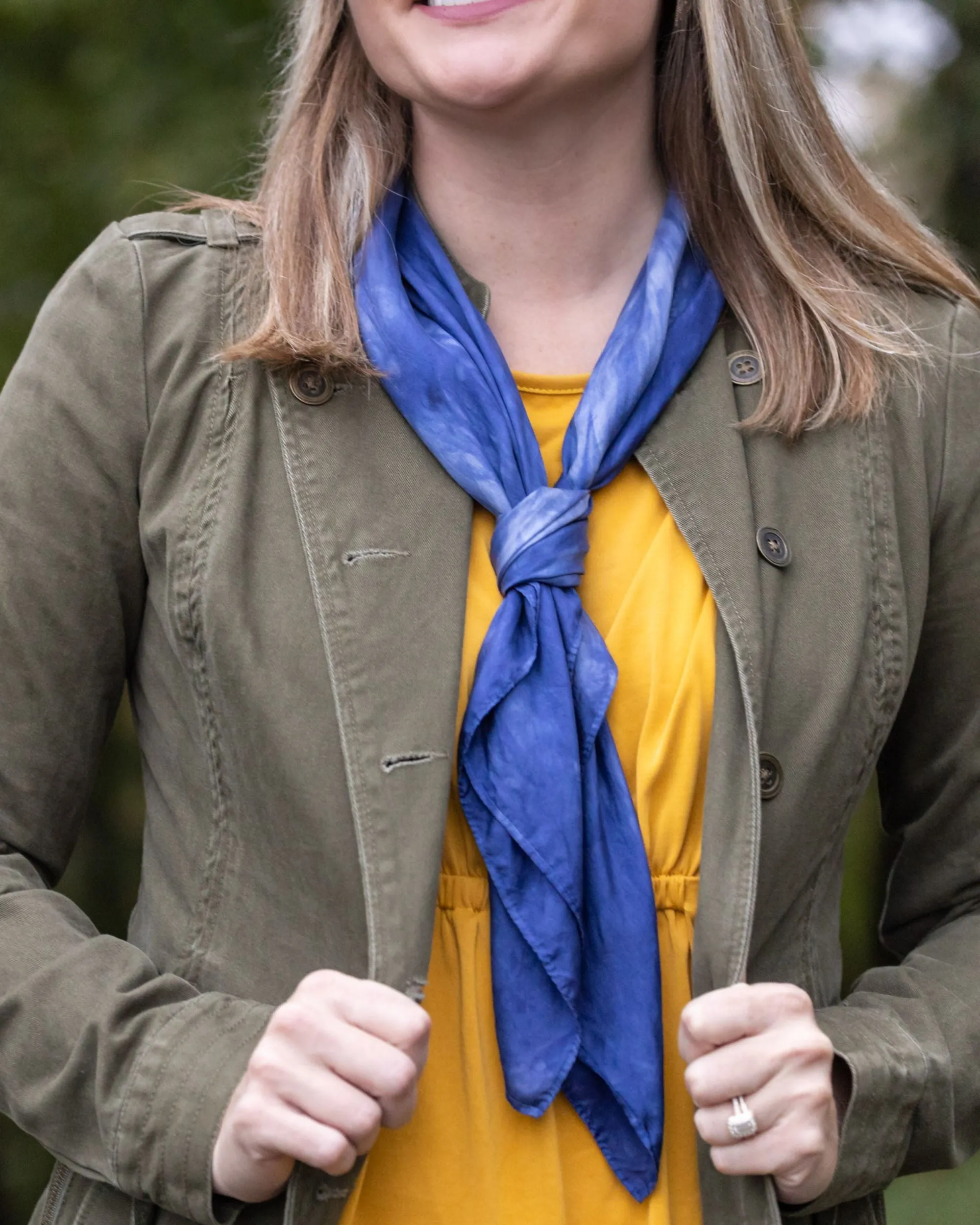 Silk Square Scarves & Bandanas
