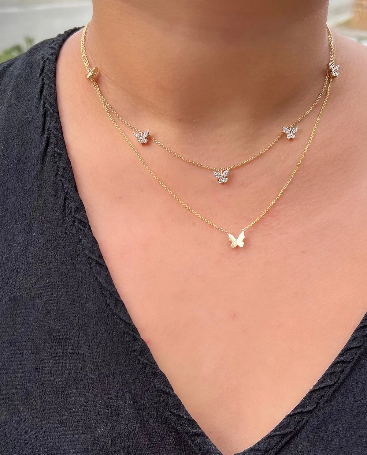 Simple Butterfly Necklace