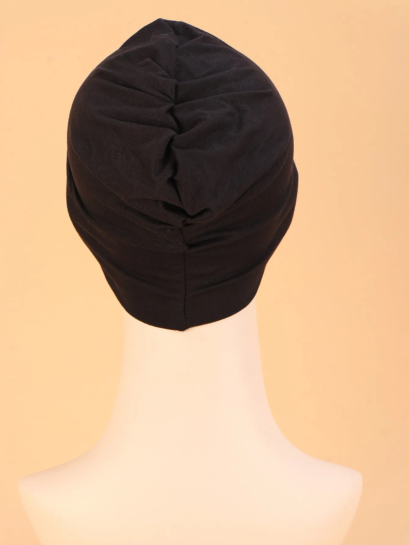 Simple Solid Hat Bonnet Hair Bonnet Turban- FD ⚡