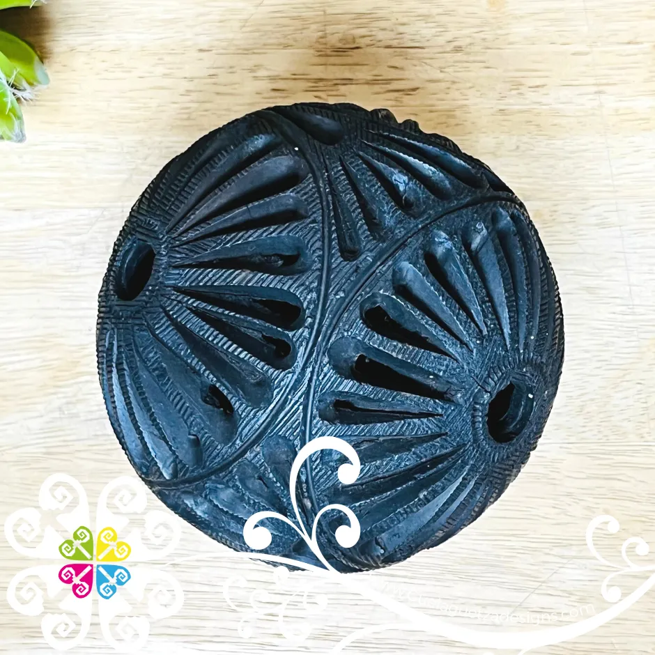Small Cantarito Black Clay Vase - Barro Negro Oaxaca