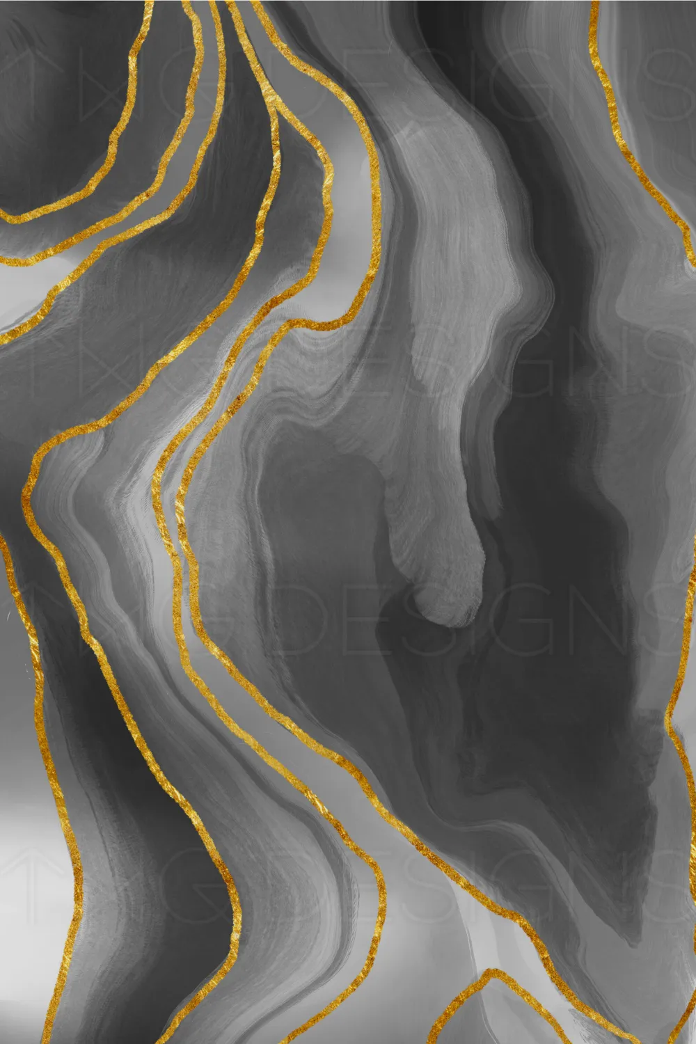 Smokey Quartz Clipart   Pattern Bundle
