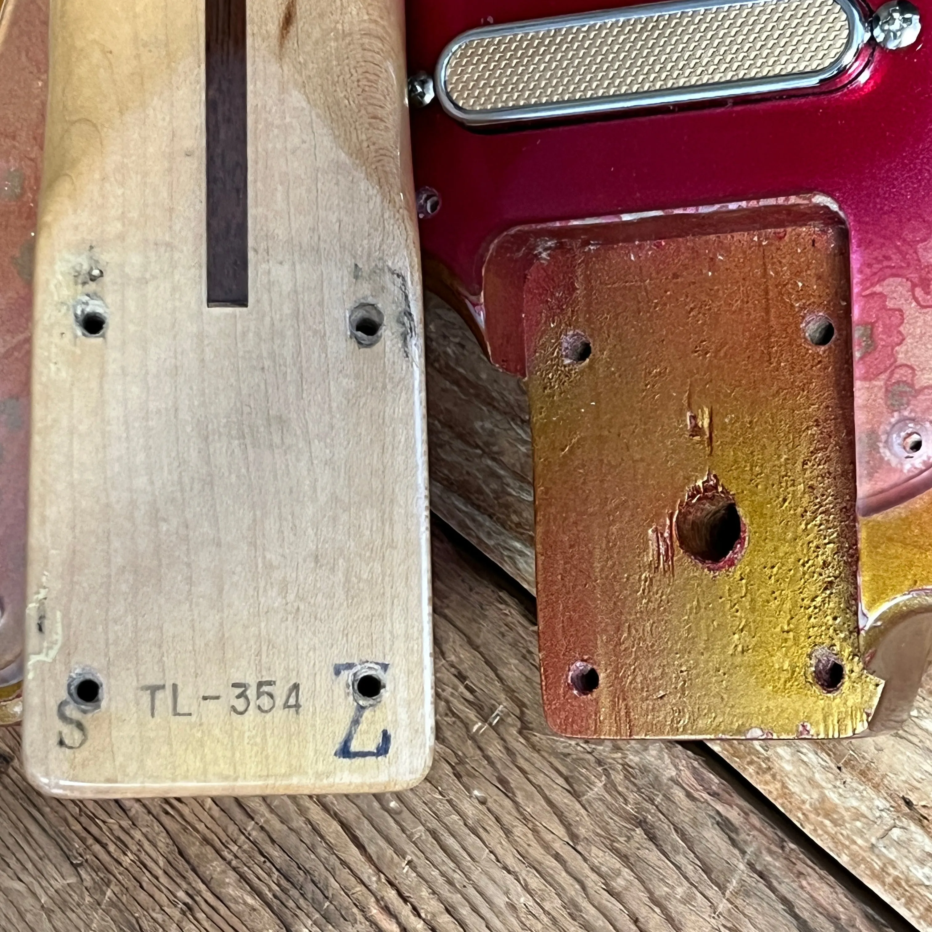SOLD - Squier Gold Paisley Partscaster 1985 Telecaster