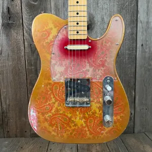 SOLD - Squier Gold Paisley Partscaster 1985 Telecaster