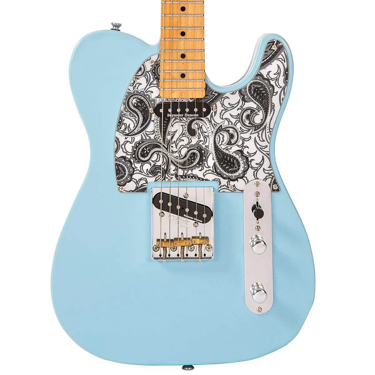 SOLD - Vintage V75 ProShop Unique ~ Laguna Blue Paisley