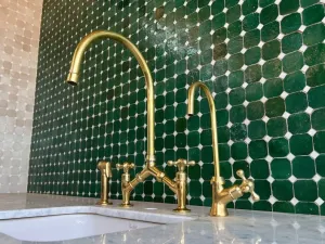 Solid Brass Kitchen Faucets, Moroccan Handmade