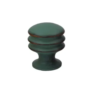 Solid brass knob.