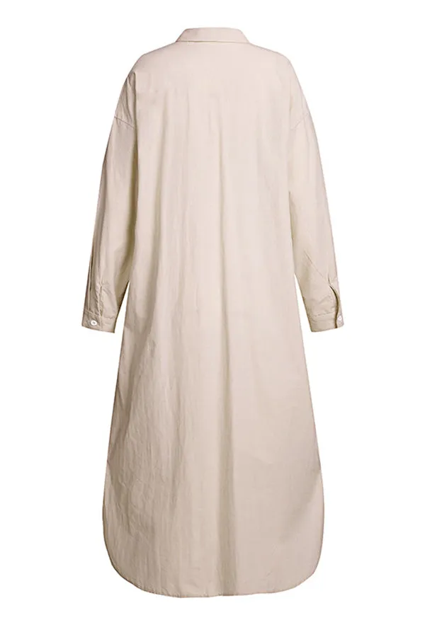 Solid Color Long Sleeve Shirt