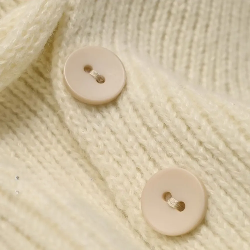 Solid Color Scarf Knitted Hat