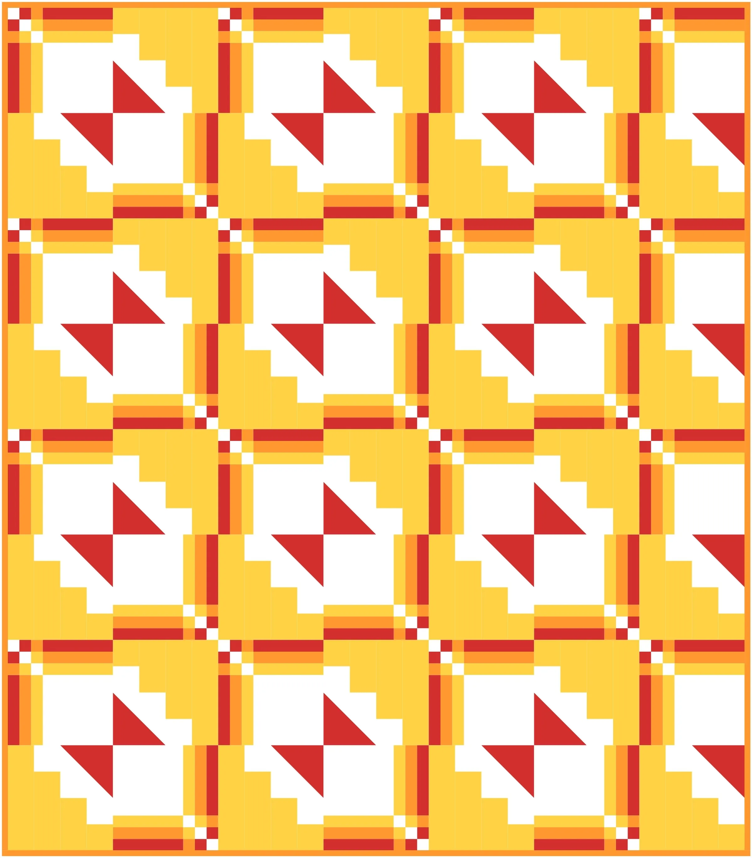Spectrum Quilt Block Pattern