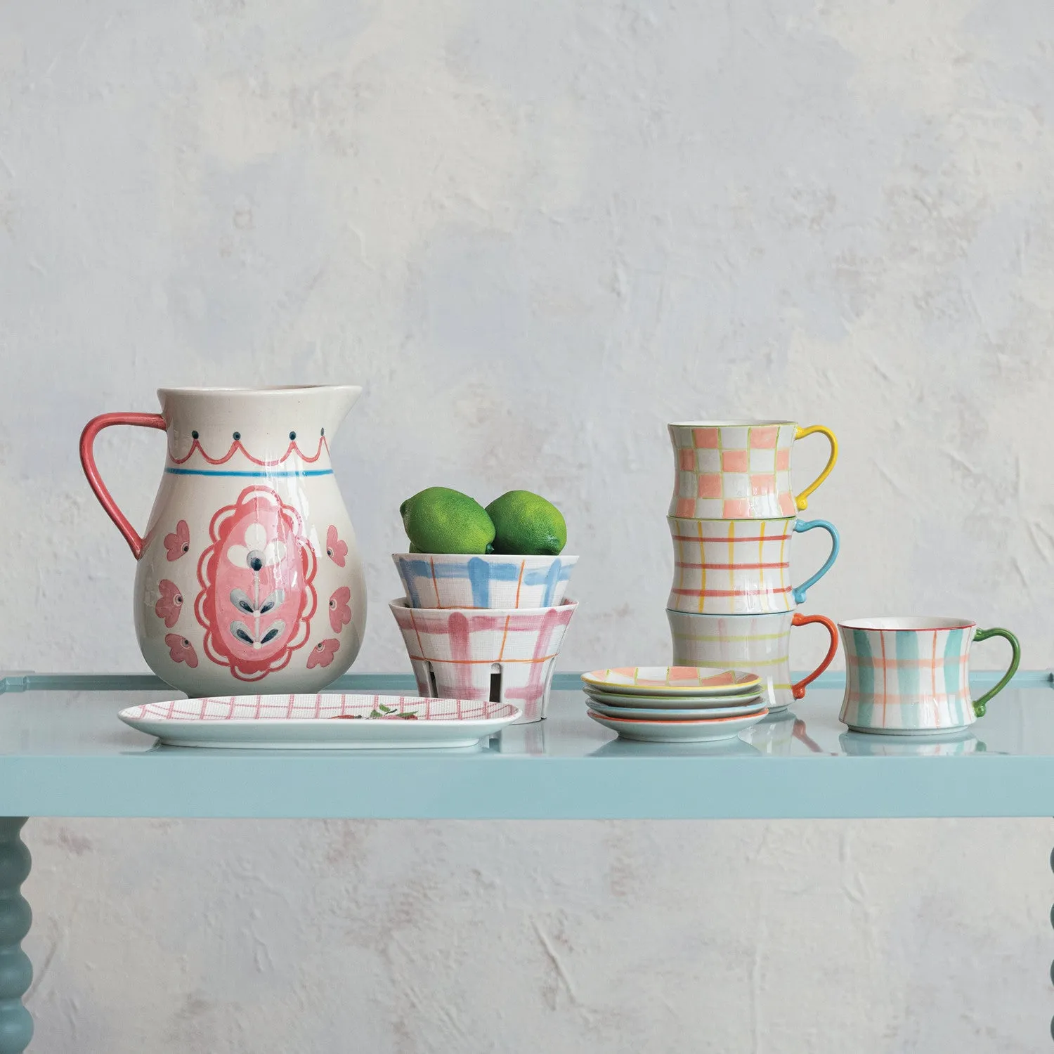 Spring Breeze Stoneware Plates
