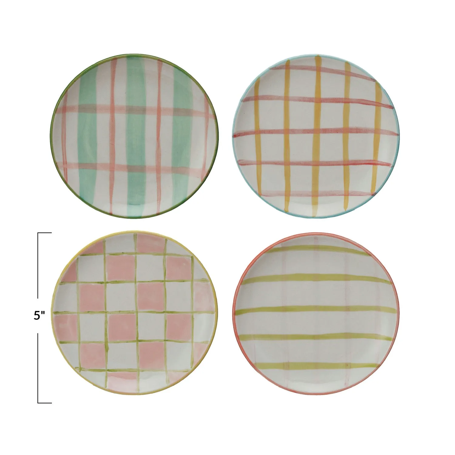 Spring Breeze Stoneware Plates